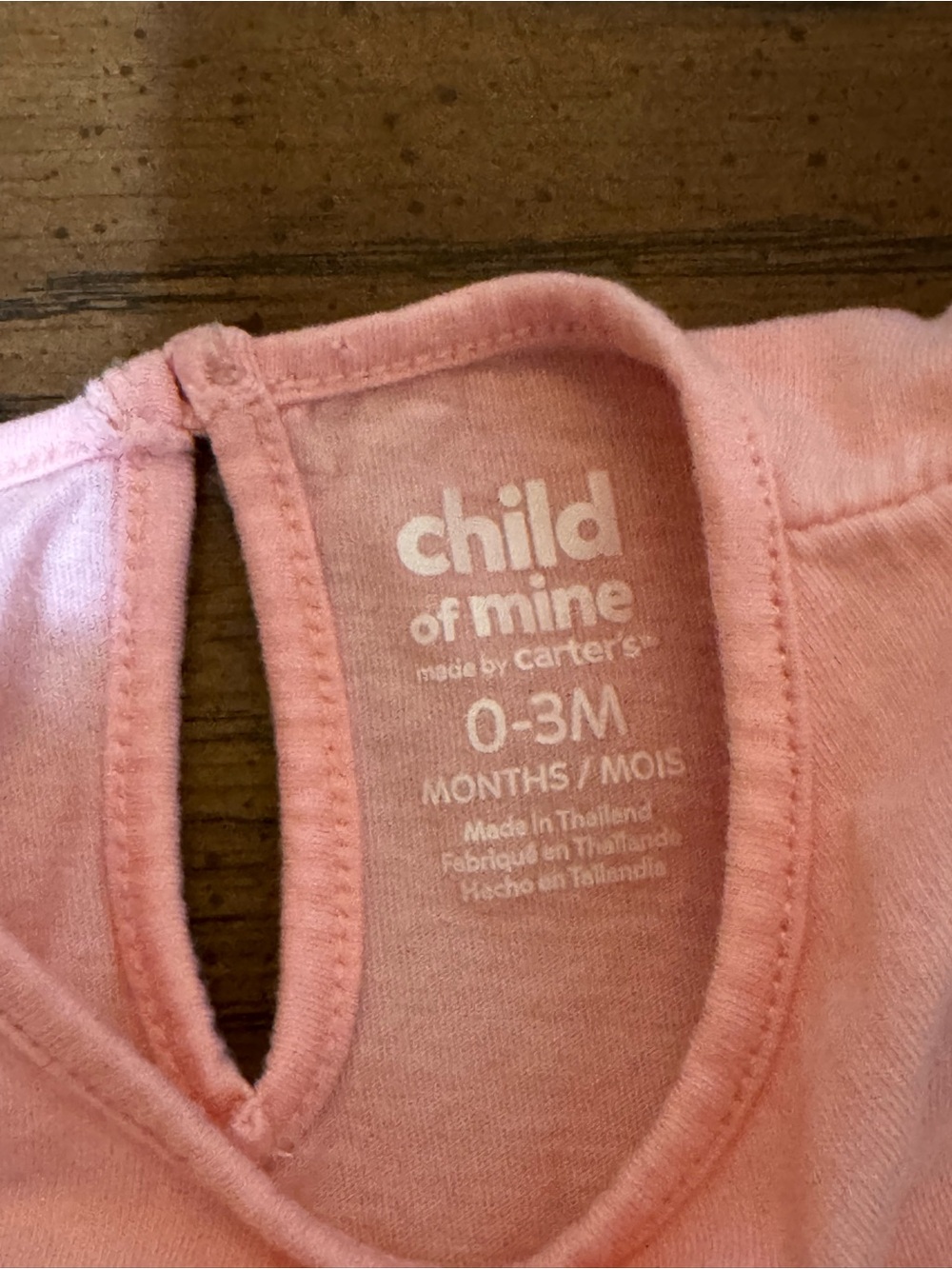 Carter's Light Pink Baby Bodysuit - Picture 2 of 3